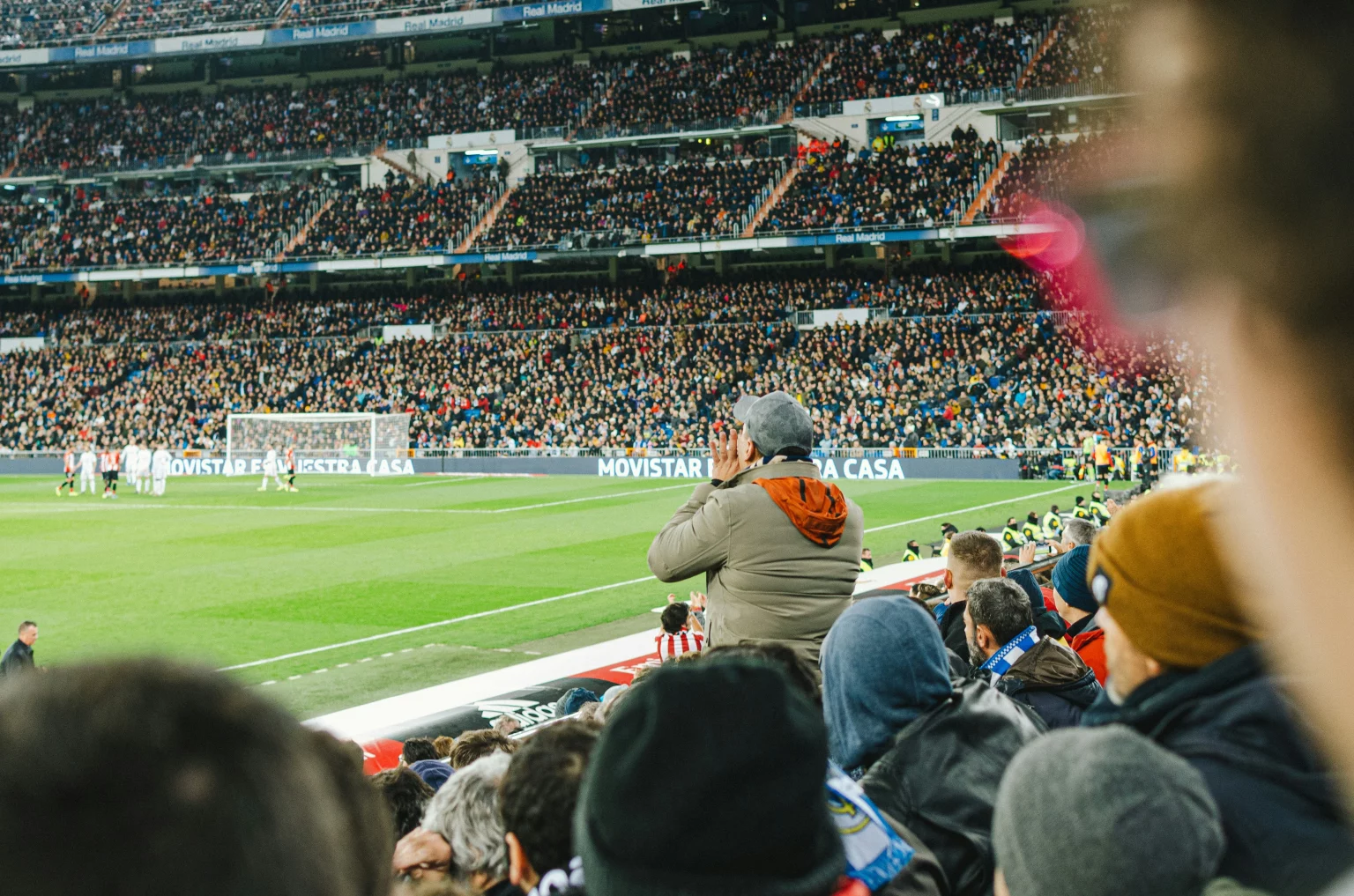 Ambiance premier League - vue depuis les tribunes